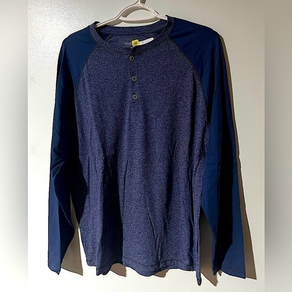 Roundtree & Yorke 3 button long sleeve tee - Picture 1 of 4